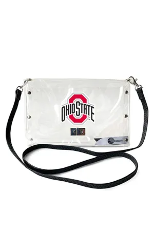 1104 - Ohio State Athletic O Purse - STADIUM APPROVED/Clear