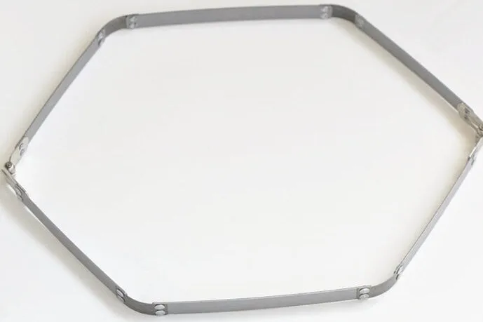 15.7" Retro Metal Purse Frame Flex Internal Purse Frame Large Purse Frame 40cm x 1.4cm