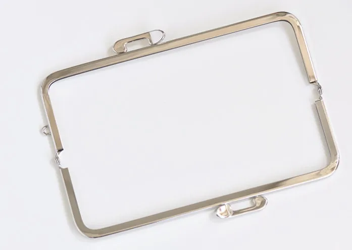 16.5cm (6 1/2") Metal Purse Frame Handle Purse Frame Light Gold/Silver