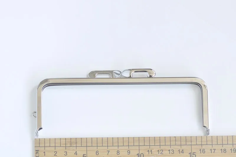 16.5cm (6 1/2") Metal Purse Frame Handle Purse Frame Light Gold/Silver