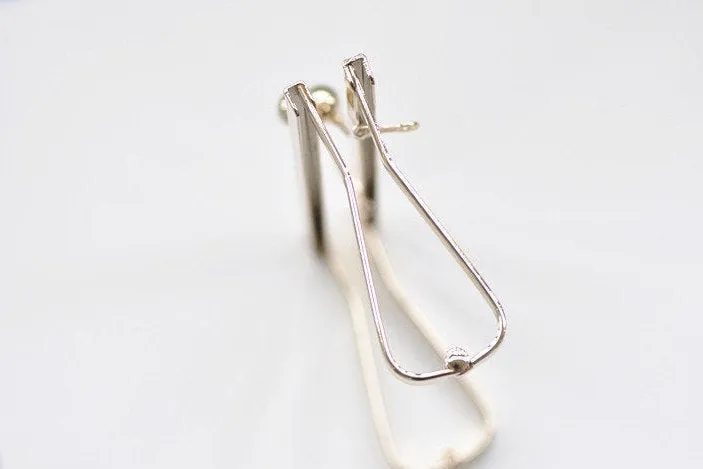 17.5cm x 8.5cm ( 7" x 3") Gold Purse Frame Clutch Purse Frame Bag Hanger