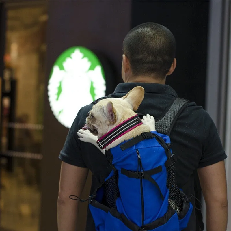 1PC Dog Carrier Pet Shoulder Traveler Backpack Dog Outcrop Bags Ventilation Breathable Washable Outdoor Bicycle Hiking Backpack