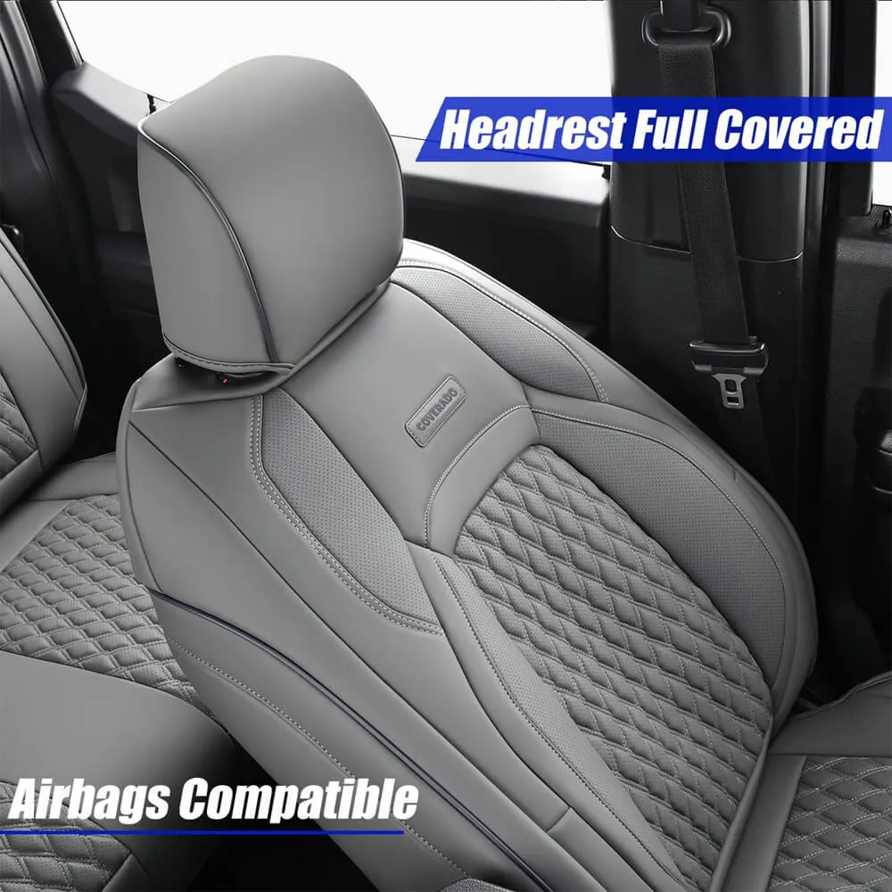 2014-2021 Toyota Tundra Crew Cab Coverado Custom Fit Car Seat Covers Waterproof Auto Seat Protectors