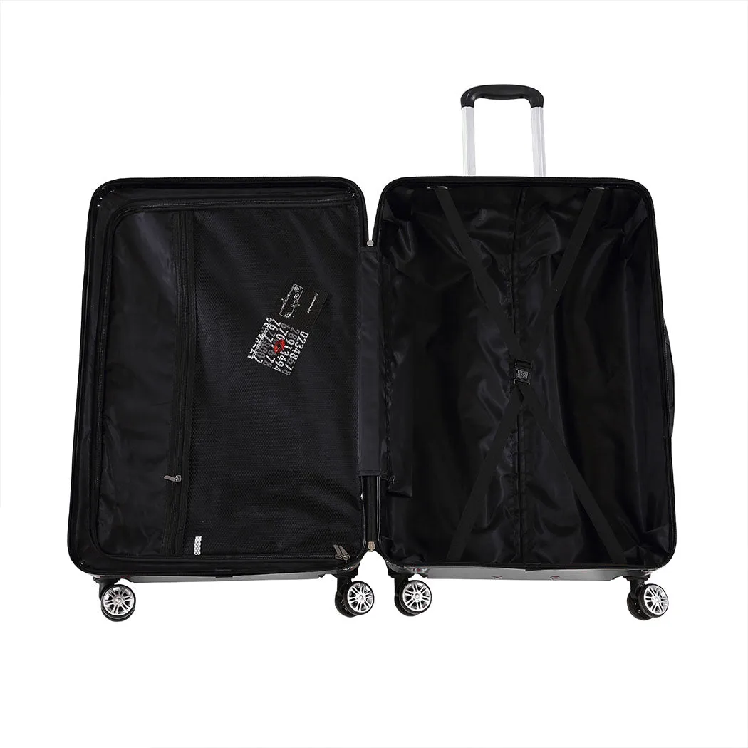 28" Travel Luggage Carry On Expandable Black