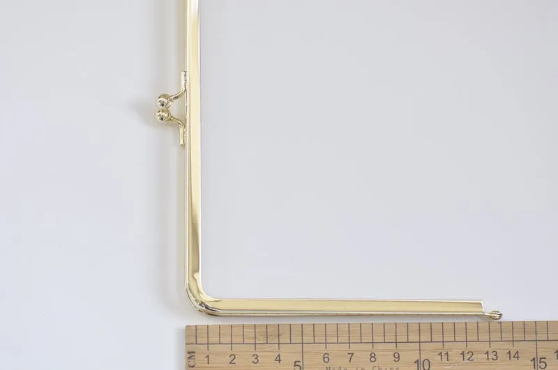 7" Gold Purse Frame Glue-In Purse Frame 18.5cm x 13.5cm