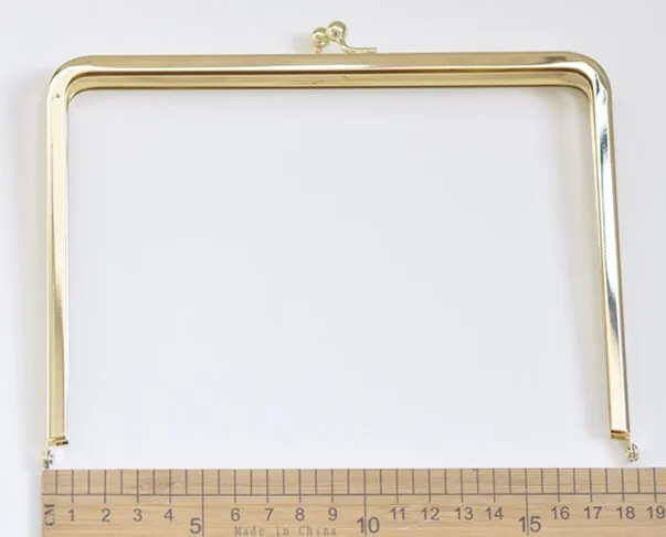 7" Gold Purse Frame Glue-In Purse Frame 18.5cm x 13.5cm