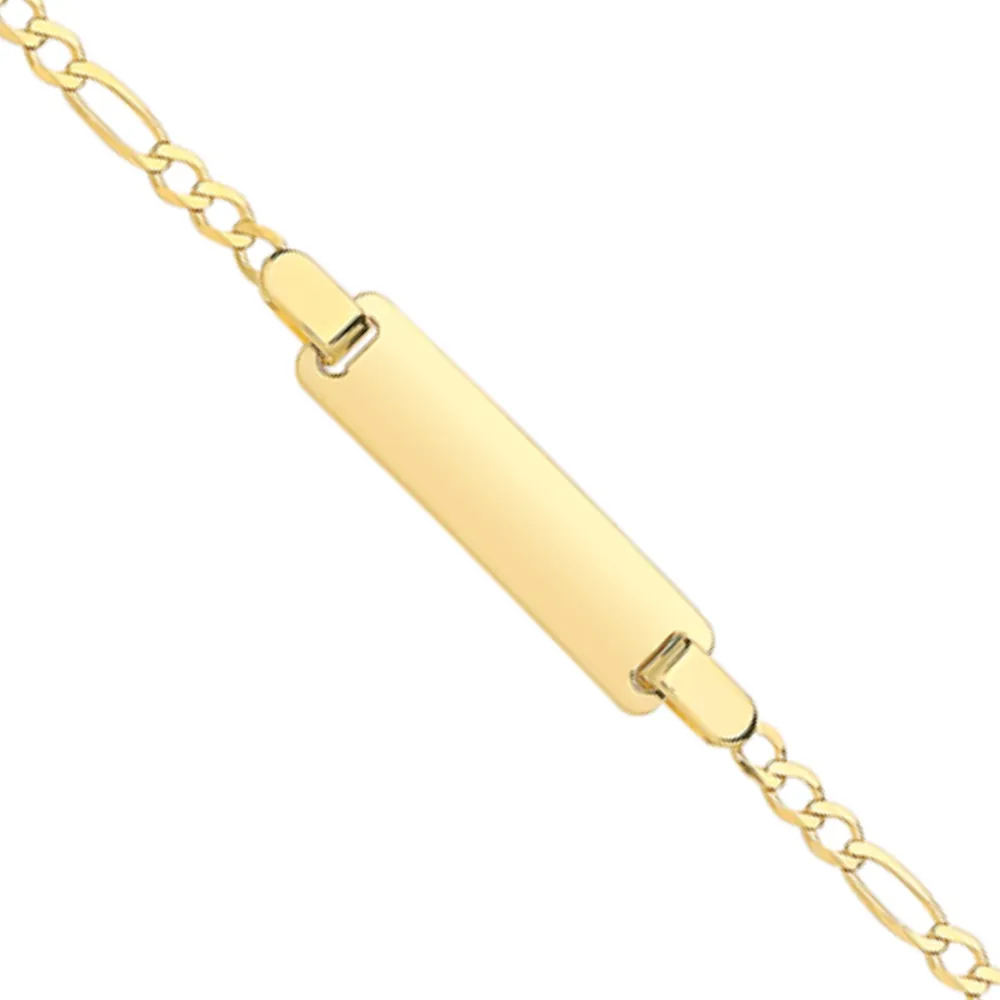 9ct Yellow Gold Expandable Identity Baby Bracelet