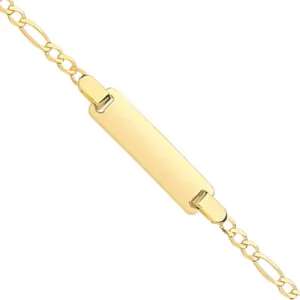 9ct Yellow Gold Expandable Identity Baby Bracelet