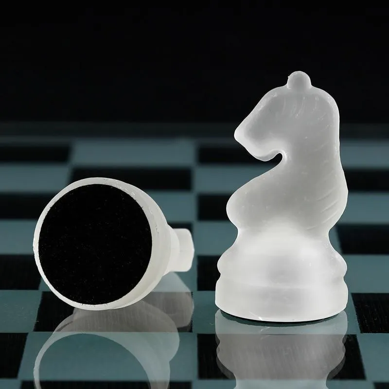 Acrylic Elegant Glass Chess Set