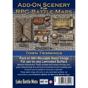 Add-On Scenery for RPG Battle Mats: Town Trimmings