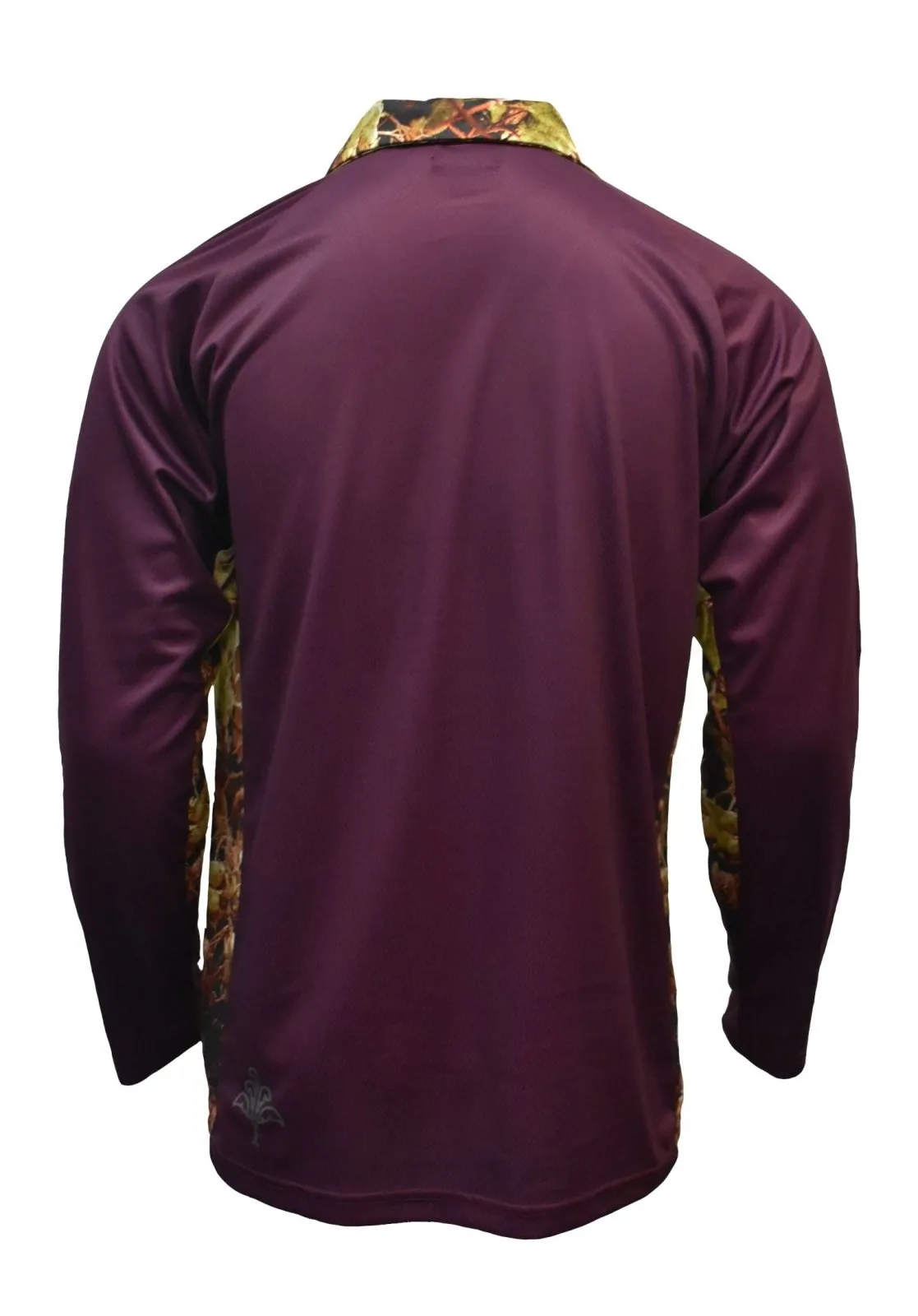 Adult Long Sleeve UV Protective Shirt - Sports Maroon