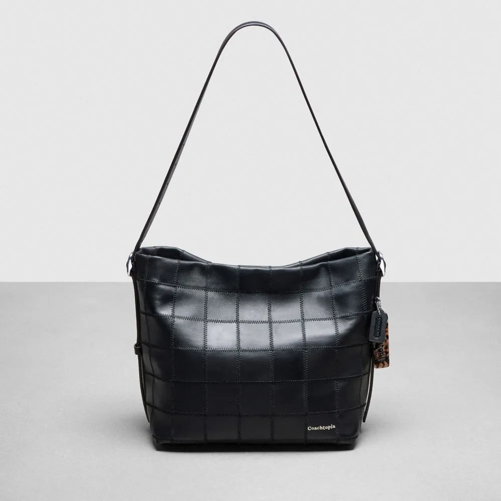 Alter/Ego Hobo Bag In Checkerboard Upcrafted Leather