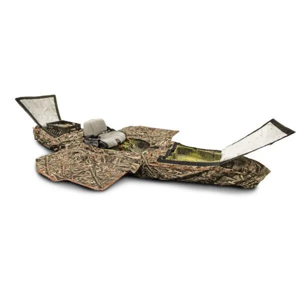 Ambush Camo Kayak Cover & Hunting Blind