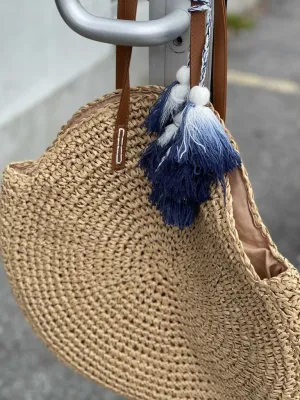 American Eagle Woven Circle Handbag