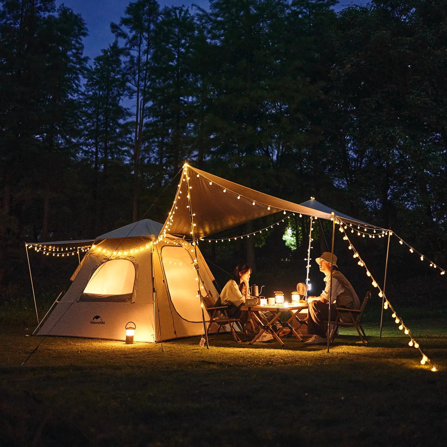 Ango Pop-Up Camping Tent With Awning