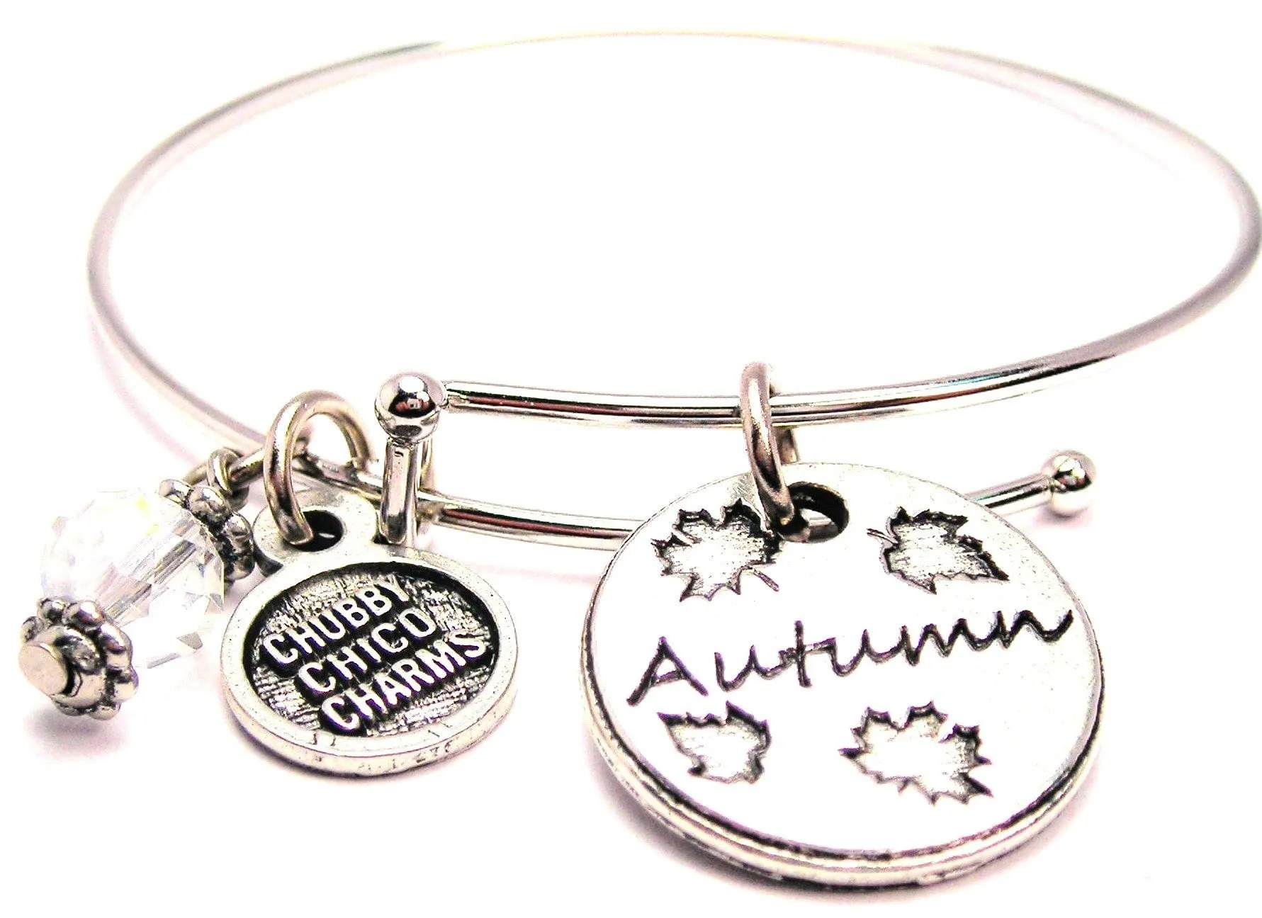 Autumn Circle Bangle Bracelet