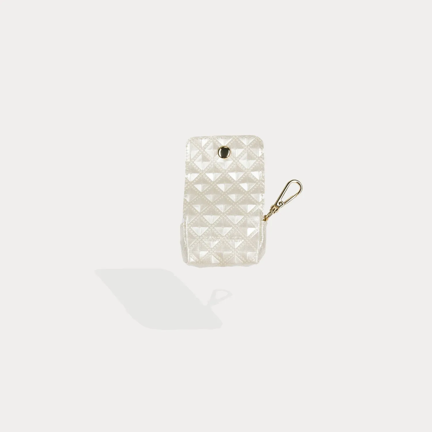 Avery AirPods Clip-On Pouch - Creme/Gold