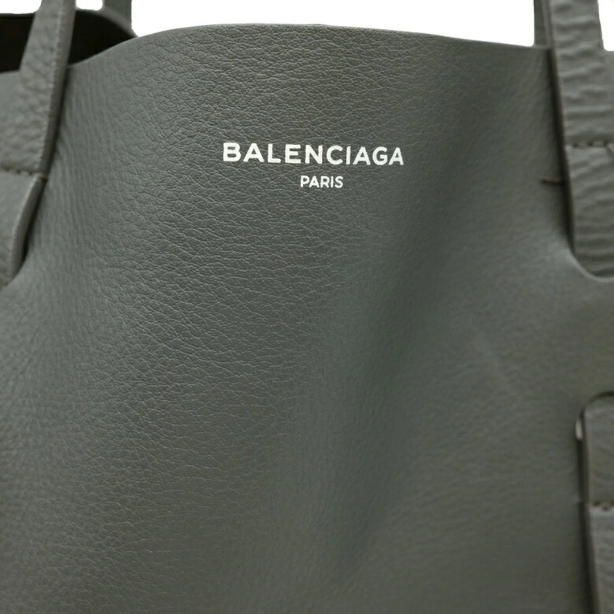 Balenciaga Everyday Khaki Leather Bag