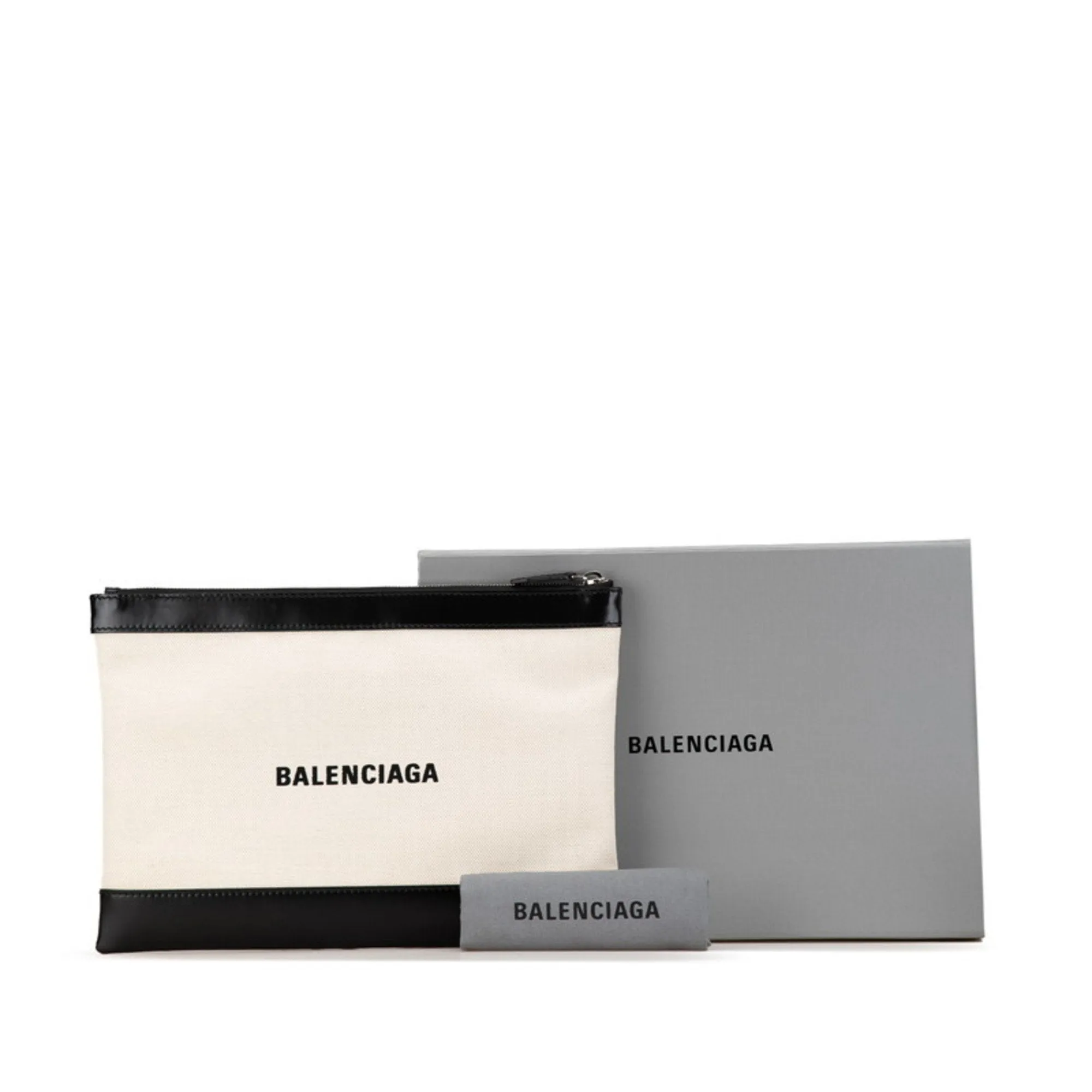 Balenciaga White Canvas Bag