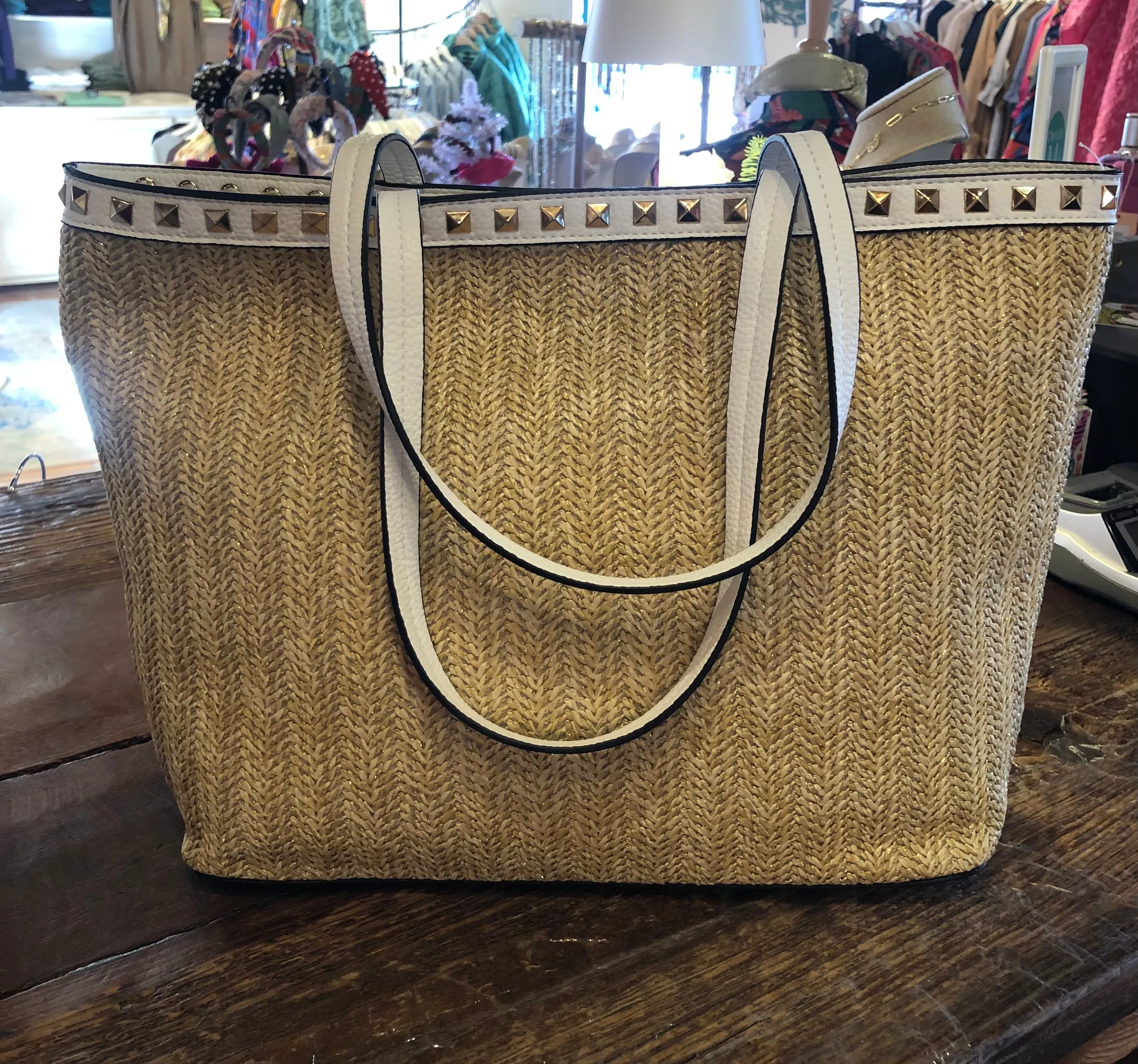 Ballard Straw Handbag