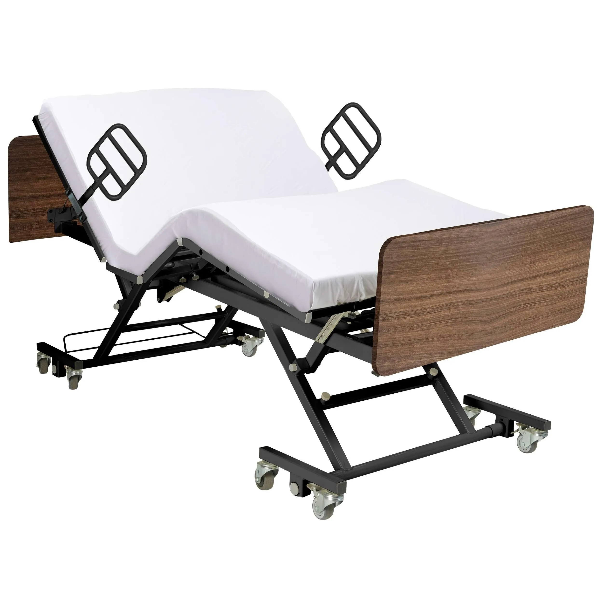 Bariatric Electric Long Term Homecare Expandable Hospital Bed With Mattress