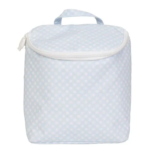 Blue Gingham Bottle Bag