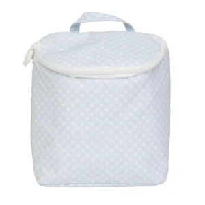 Blue Gingham Bottle Bag