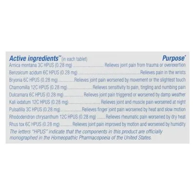 Boiron Arnicare Arthrits 60 TAB [UNFI #40012]