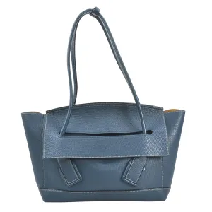 Bottega Veneta Arco Navy Leather Bag