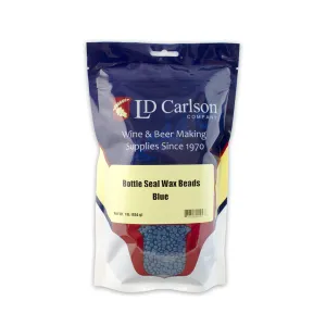 Bottle Seal Wax Beads - Blue (1 lb)