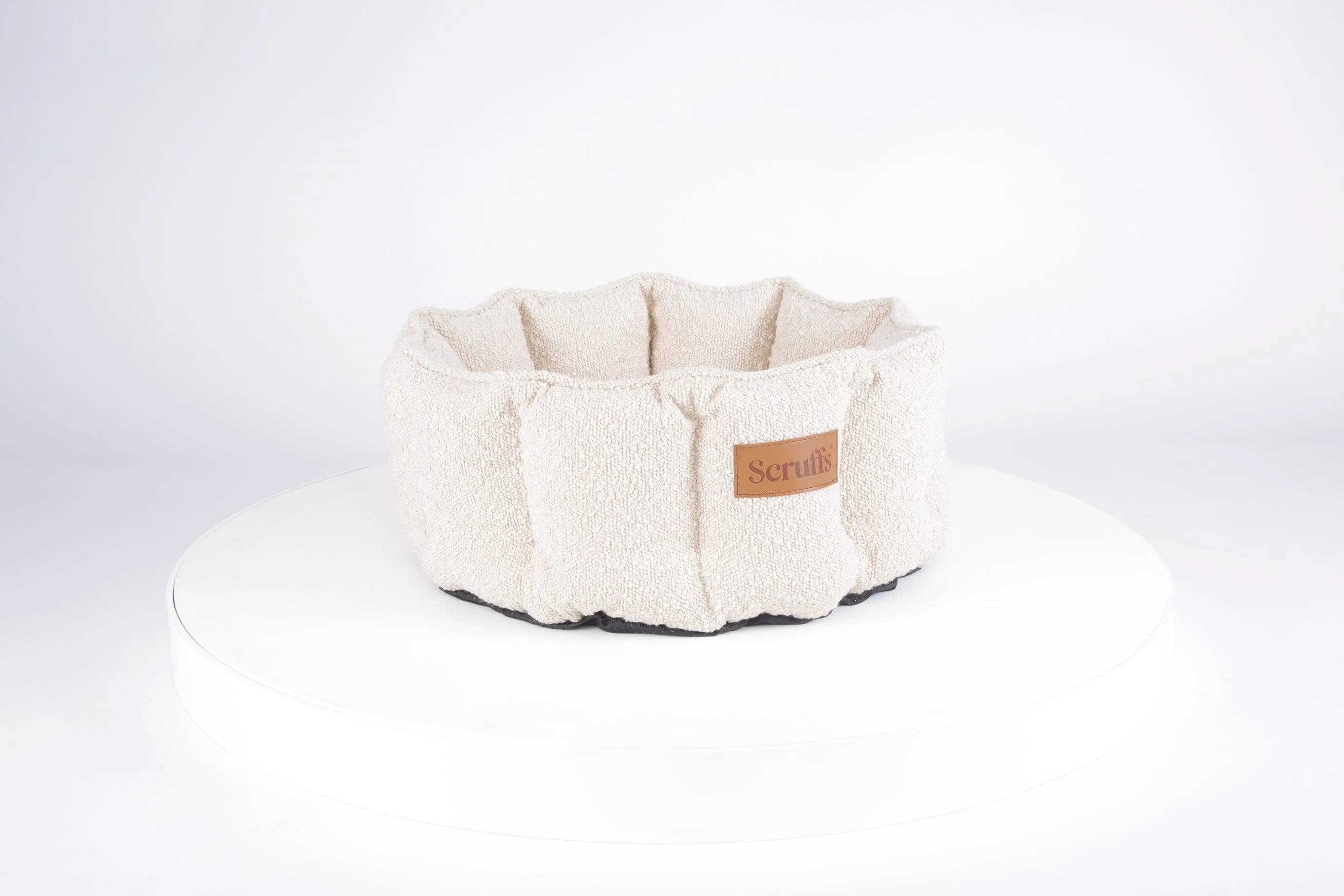 Boucle Cat Bed - Ivory