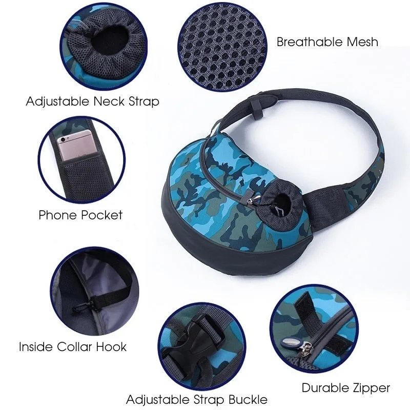 Breathable Sling Carrier For Dogs & Cats