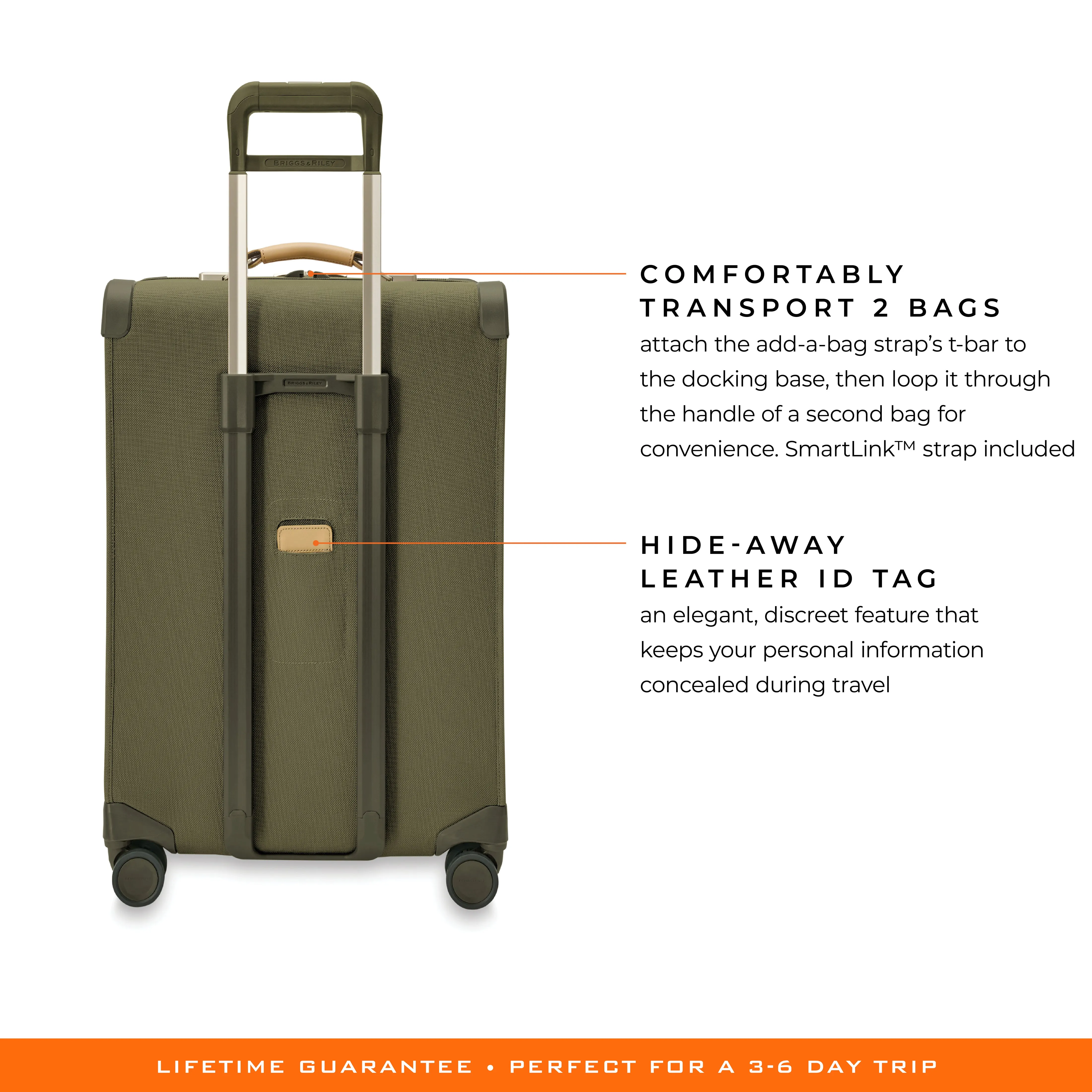 Briggs & Riley Baseline 26" Medium Expandable Spinner - Olive