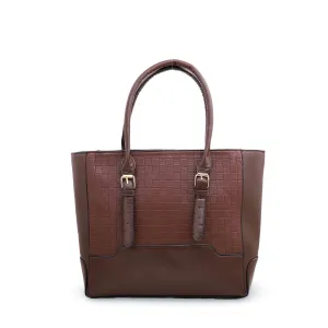 Brown Formal Hand Bag P54384