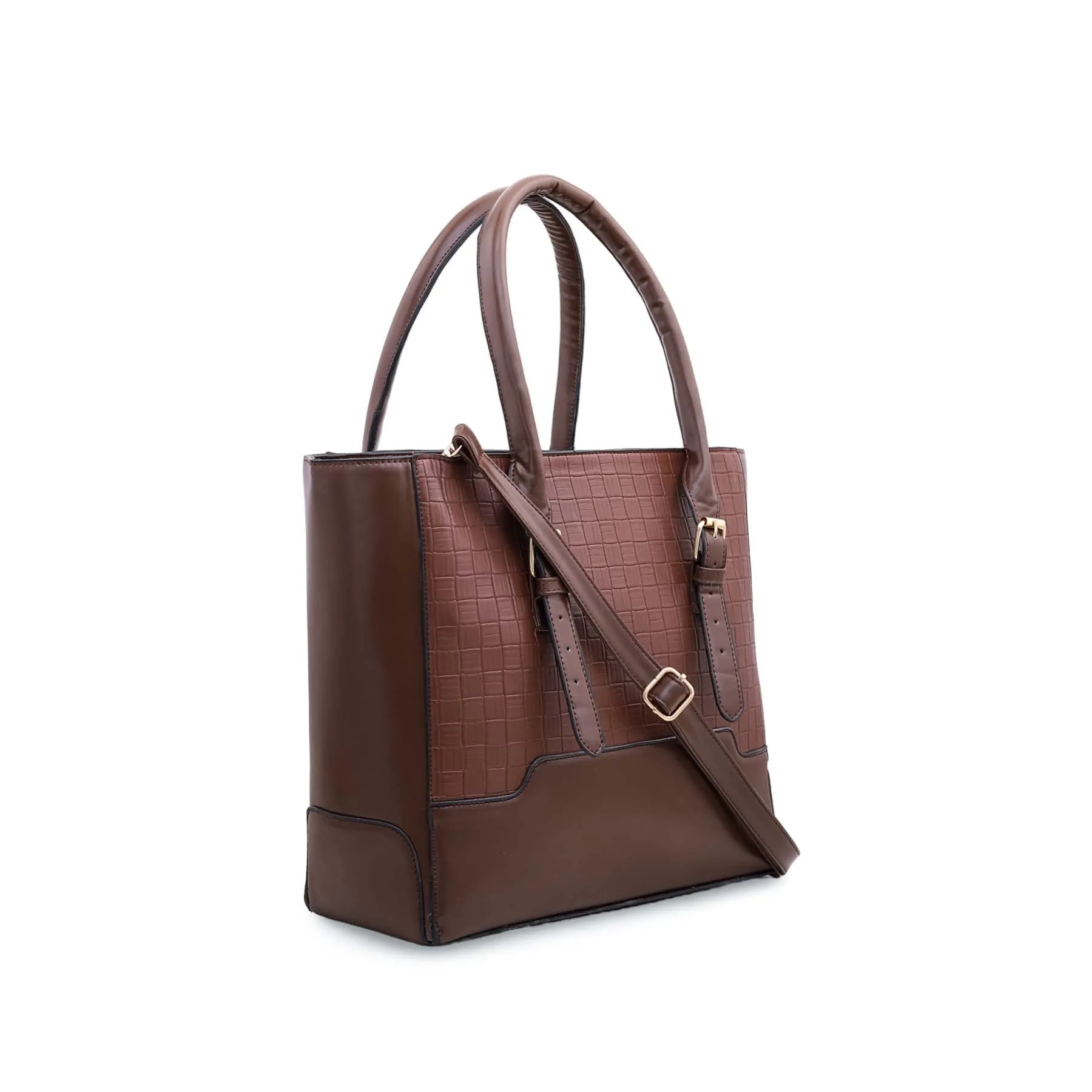 Brown Formal Hand Bag P54384