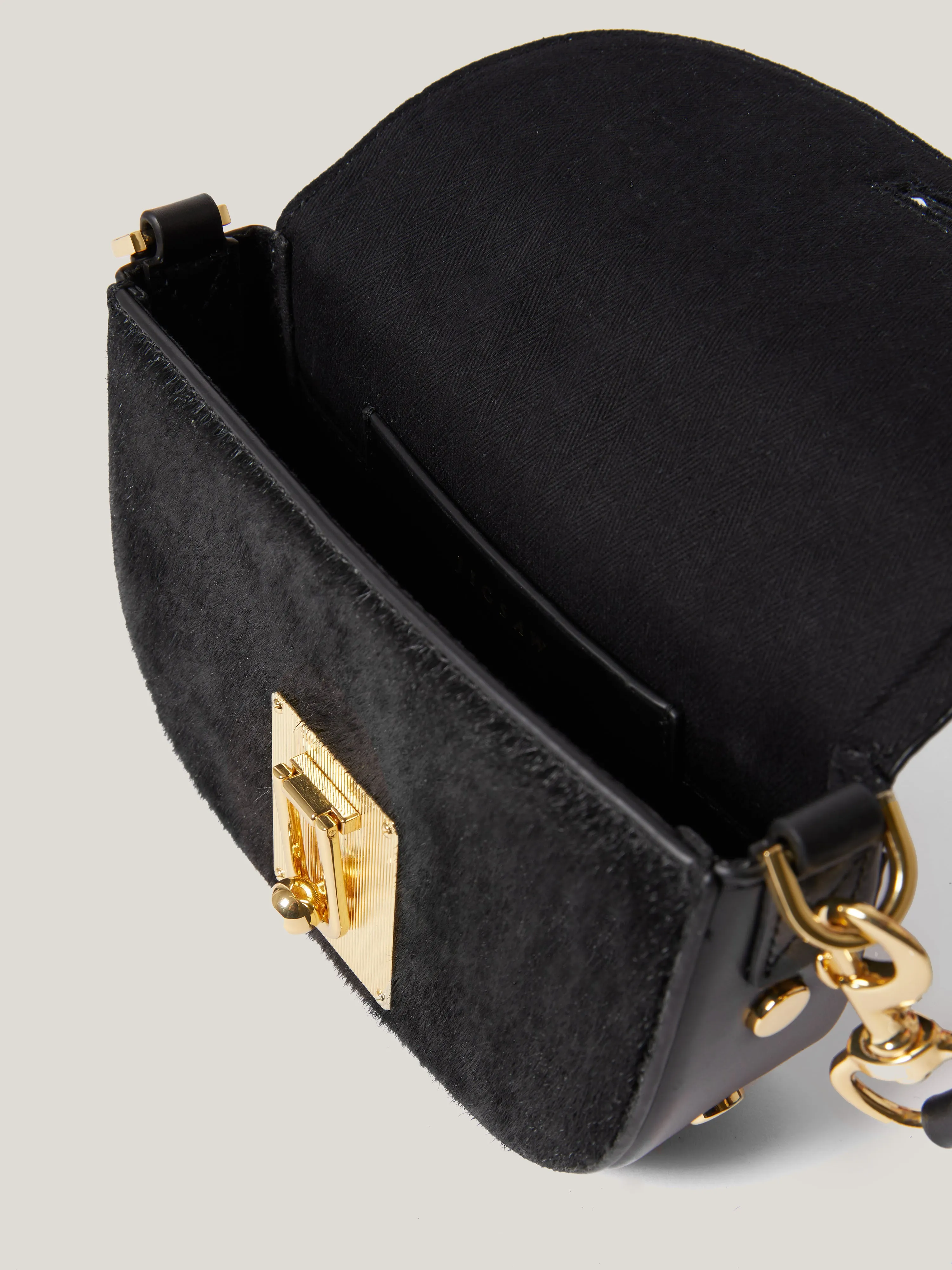 Calf Hair Denbigh Crossbody | Black