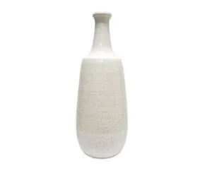 Casurina White Textured Vase 36x15cm