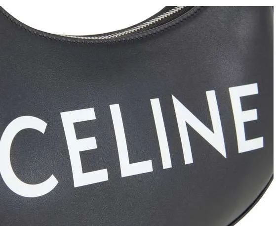 CELINE Ava Bag In Smooth Calfskin With Celine Print