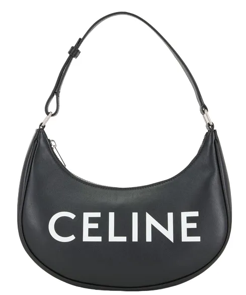 CELINE Ava Bag In Smooth Calfskin With Celine Print