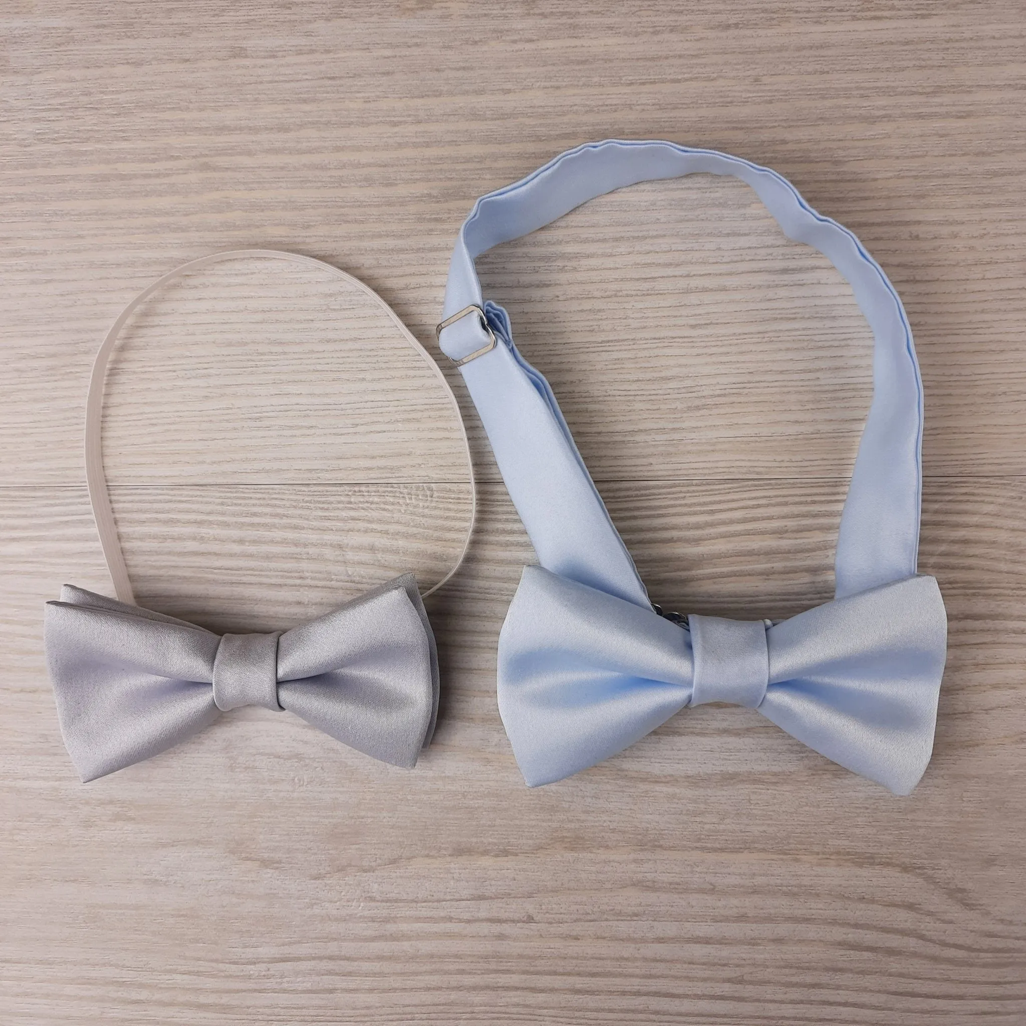 Champagne Shantung Boys Bow Ties