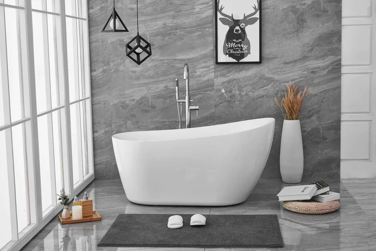 Chantal 54" Soaking Single Slipper Bathtub