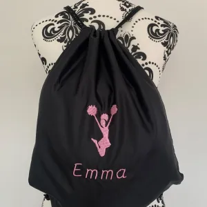 Cheerleader Drawstring Gym Bag - Personalised