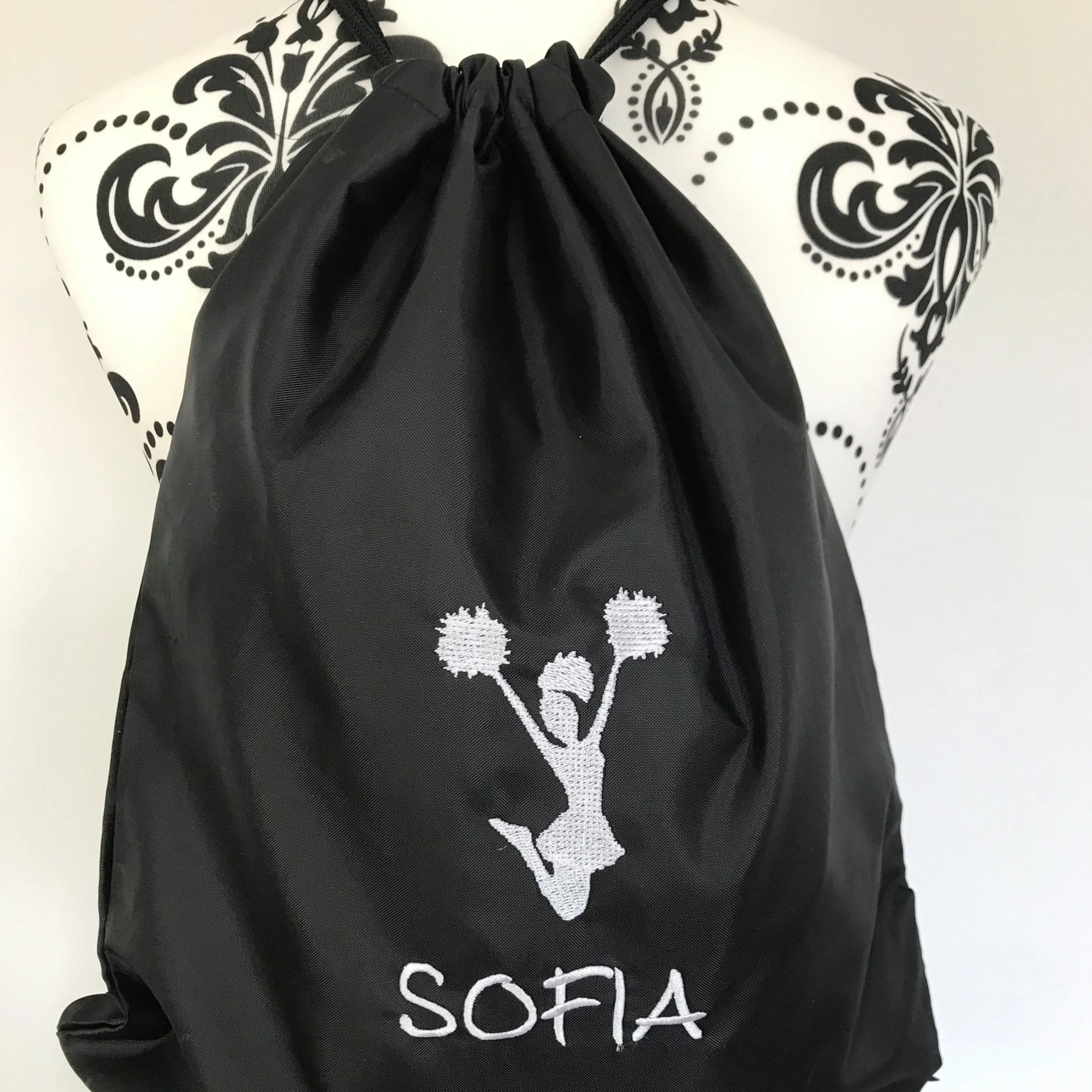 Cheerleader Drawstring Gym Bag - Personalised