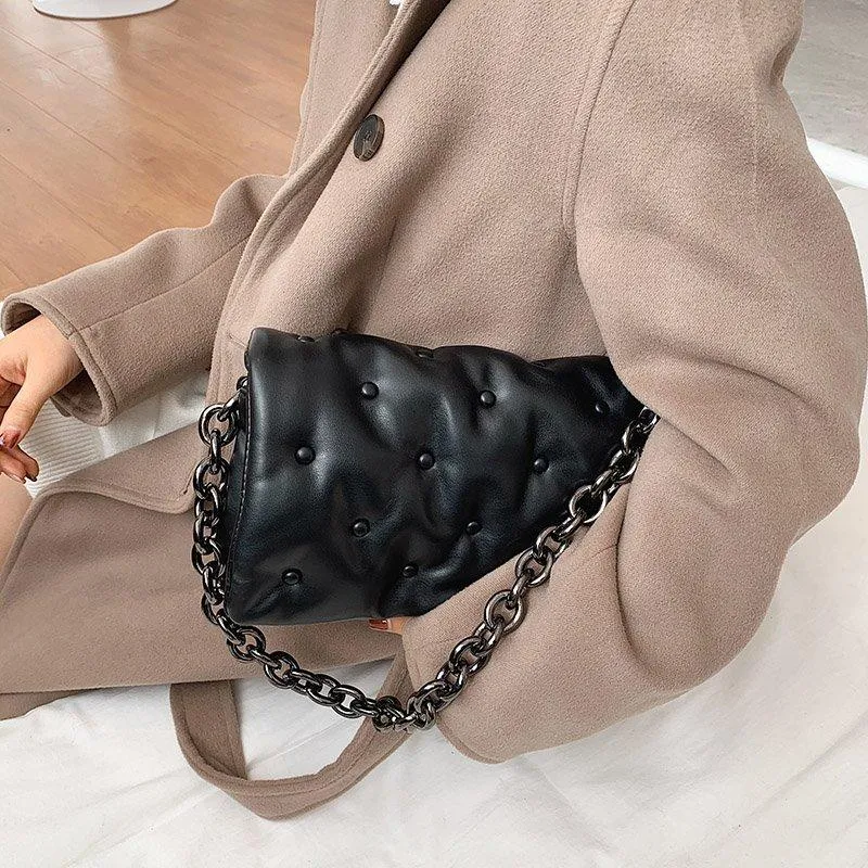 Classy Studded Shoulder Bag