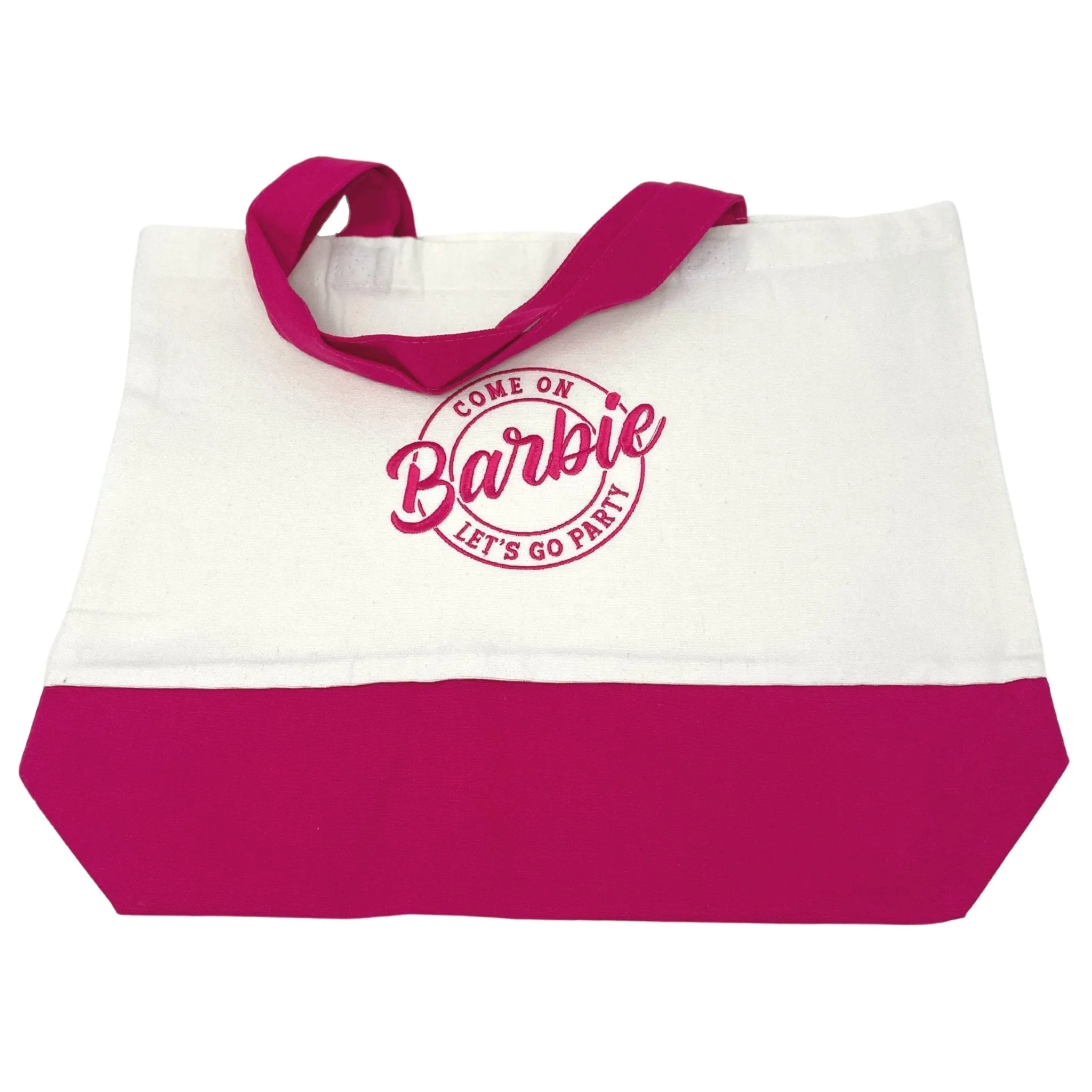 Come on Barbie, Let's Go Party Embroidered Tote Bags