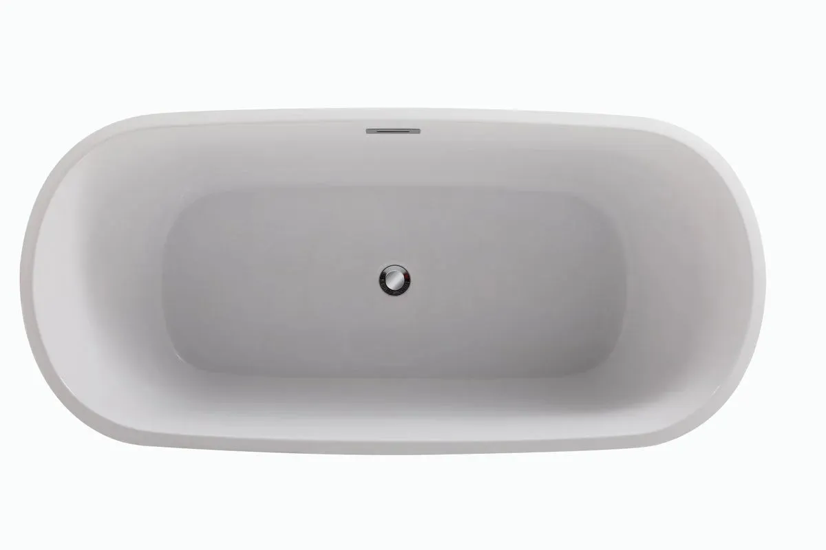 Coralie 59" Soaking Bathtub