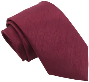 Dark Wine Shantung Wedding Tie