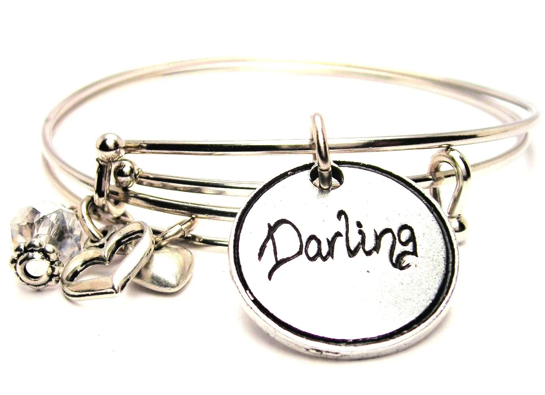 Darling Expandable Bangle Bracelet Set