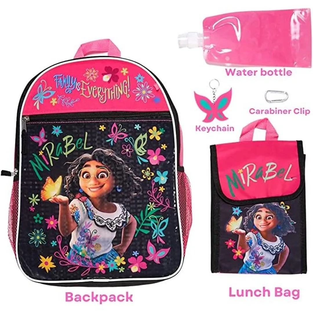 Disney Encanto 5 Piece Backpack