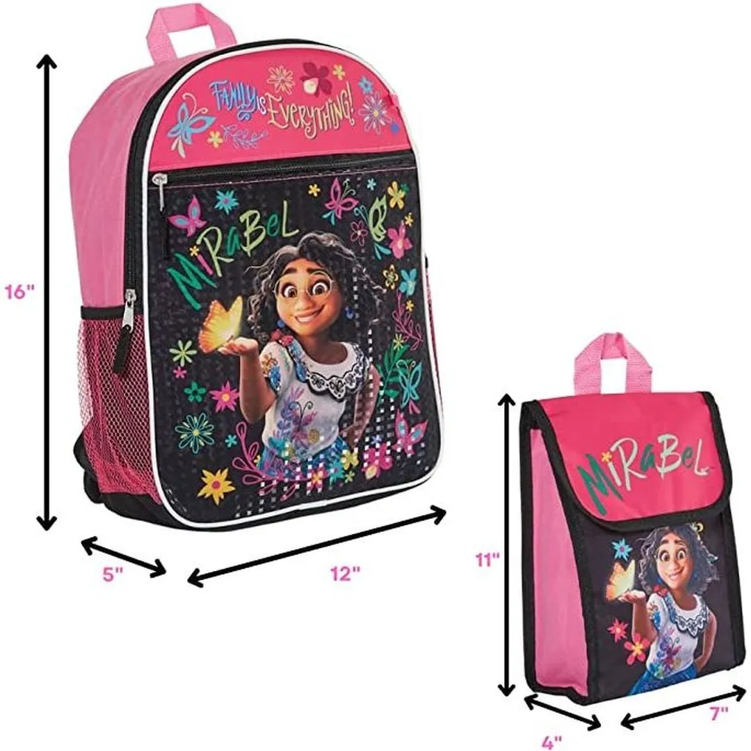 Disney Encanto 5 Piece Backpack